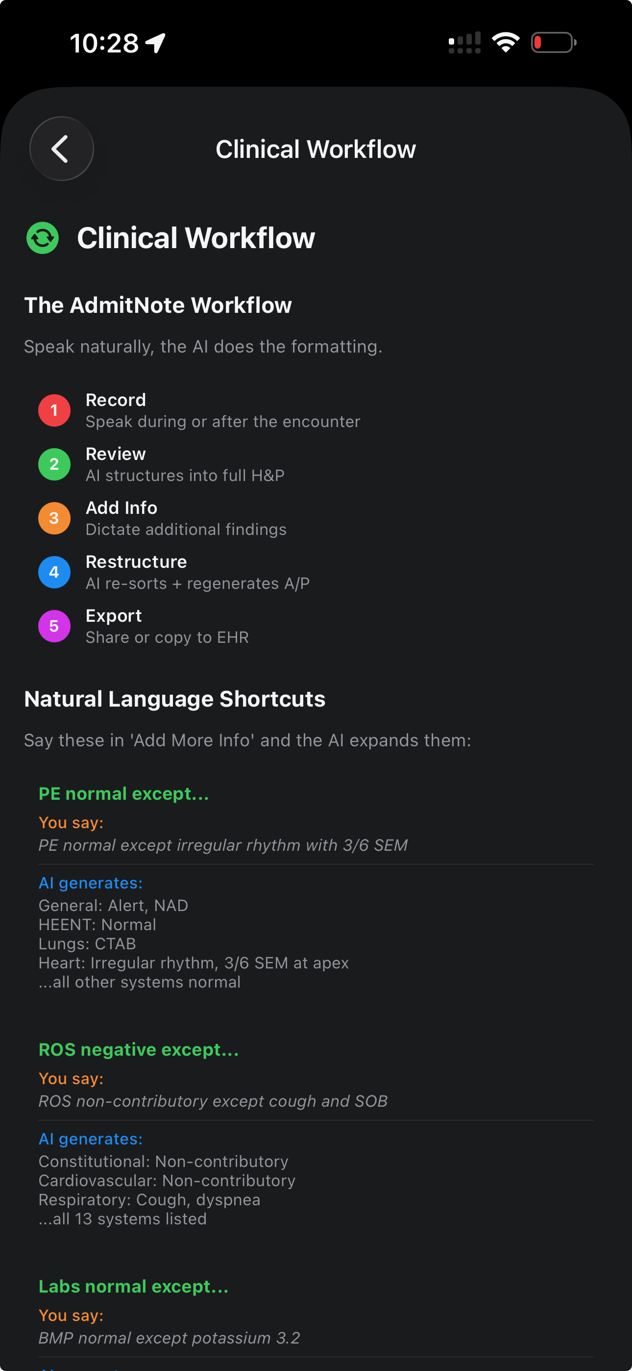 Clinical Workflow Guide